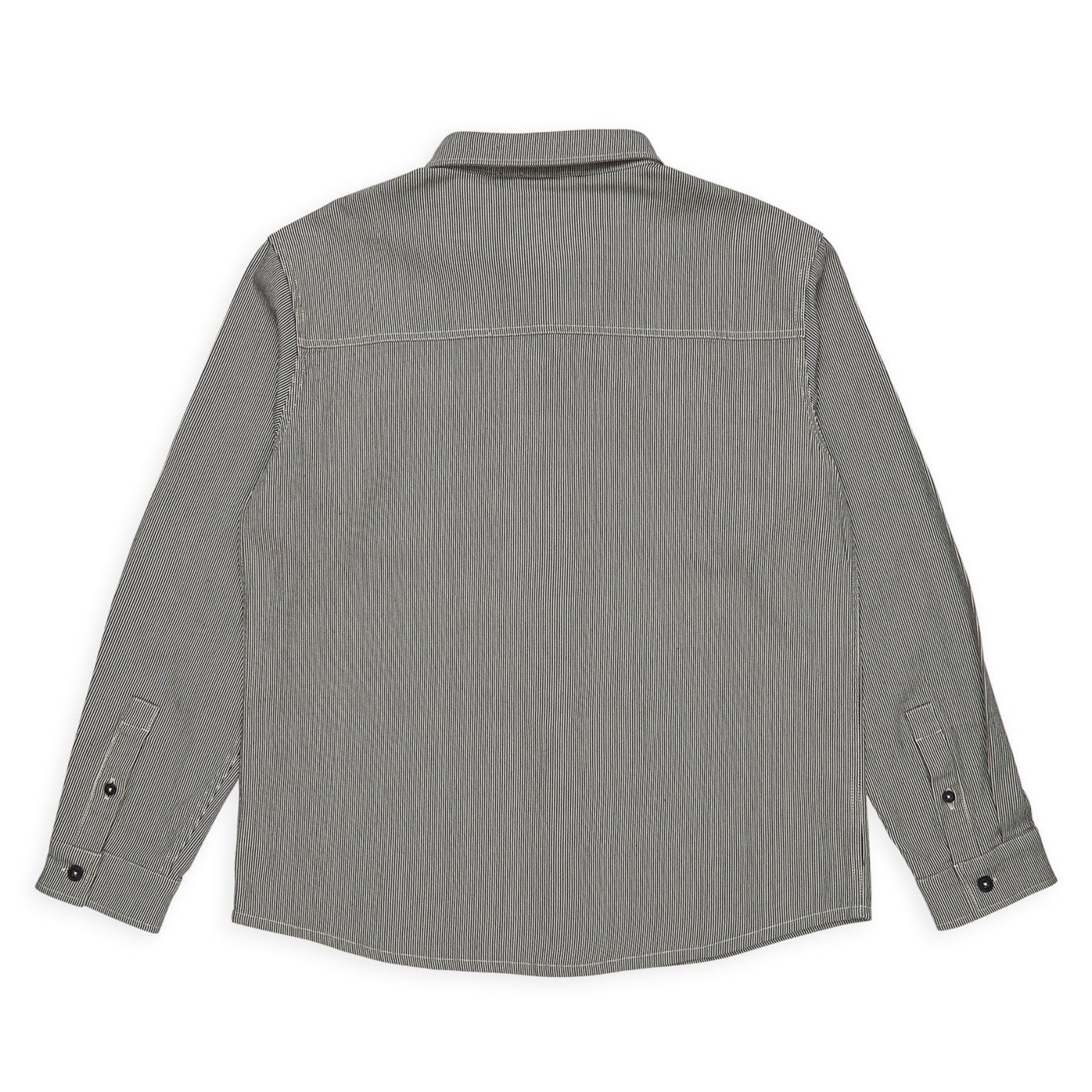 T&amp;C Surf Designs Town Stripe Overshirt - Dark Navy