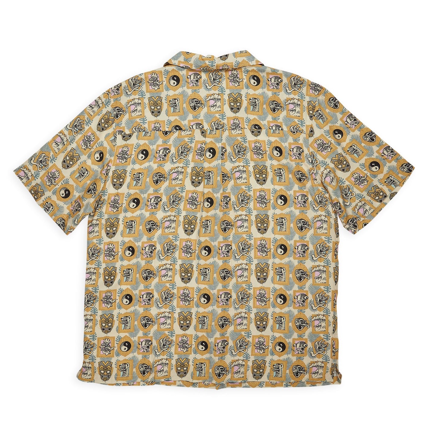 T&C Surf Designs Aloha S/S Shirt - Greige Jon Frame