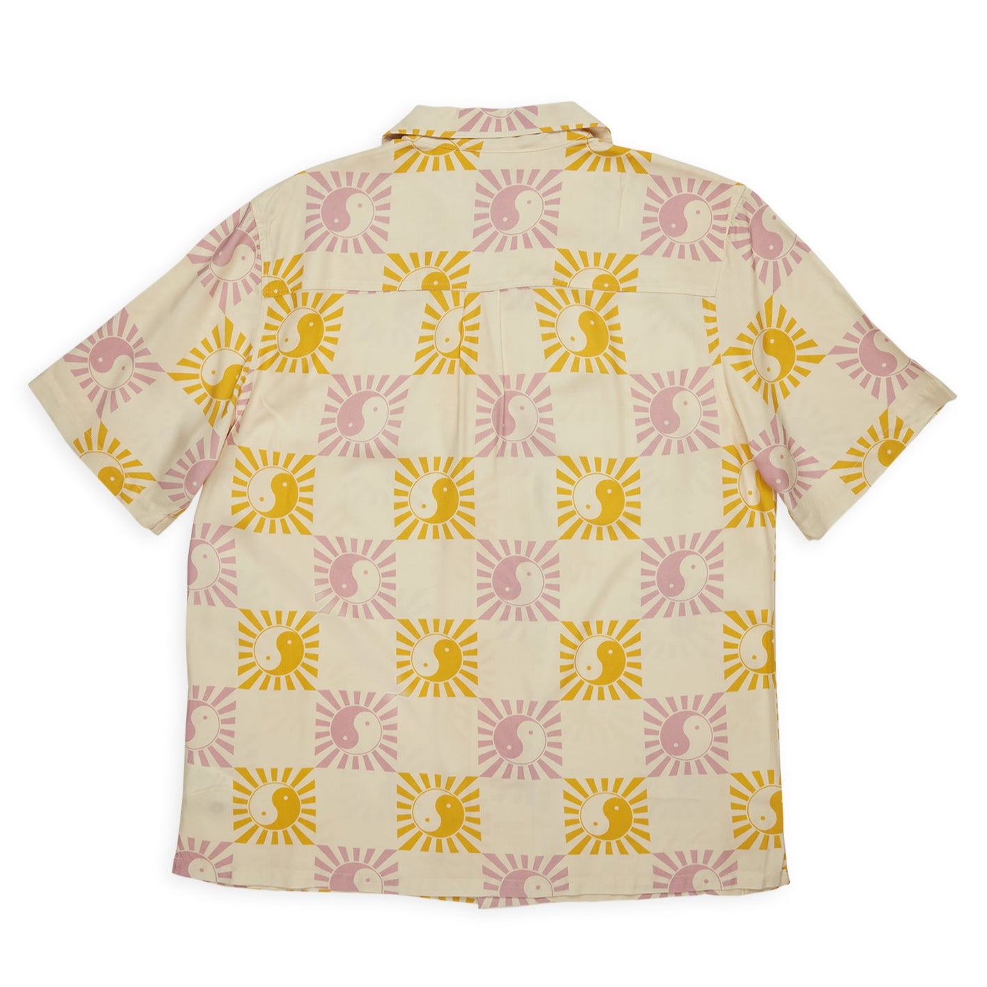 T&C Surf Designs Aloha S/S Shirt - Dawn Mauve - Sun Check