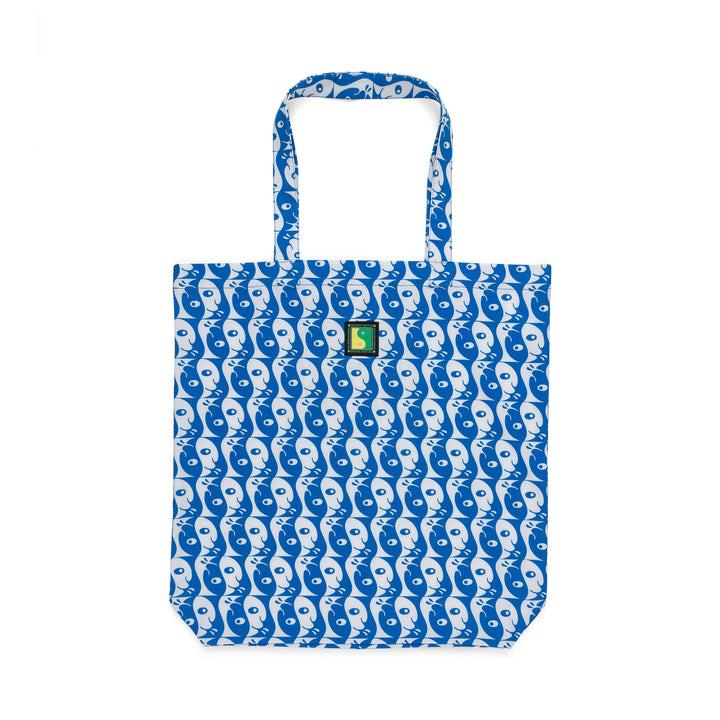 T&C Surf Designs Printed Travel Tote Bag- Royal Blue