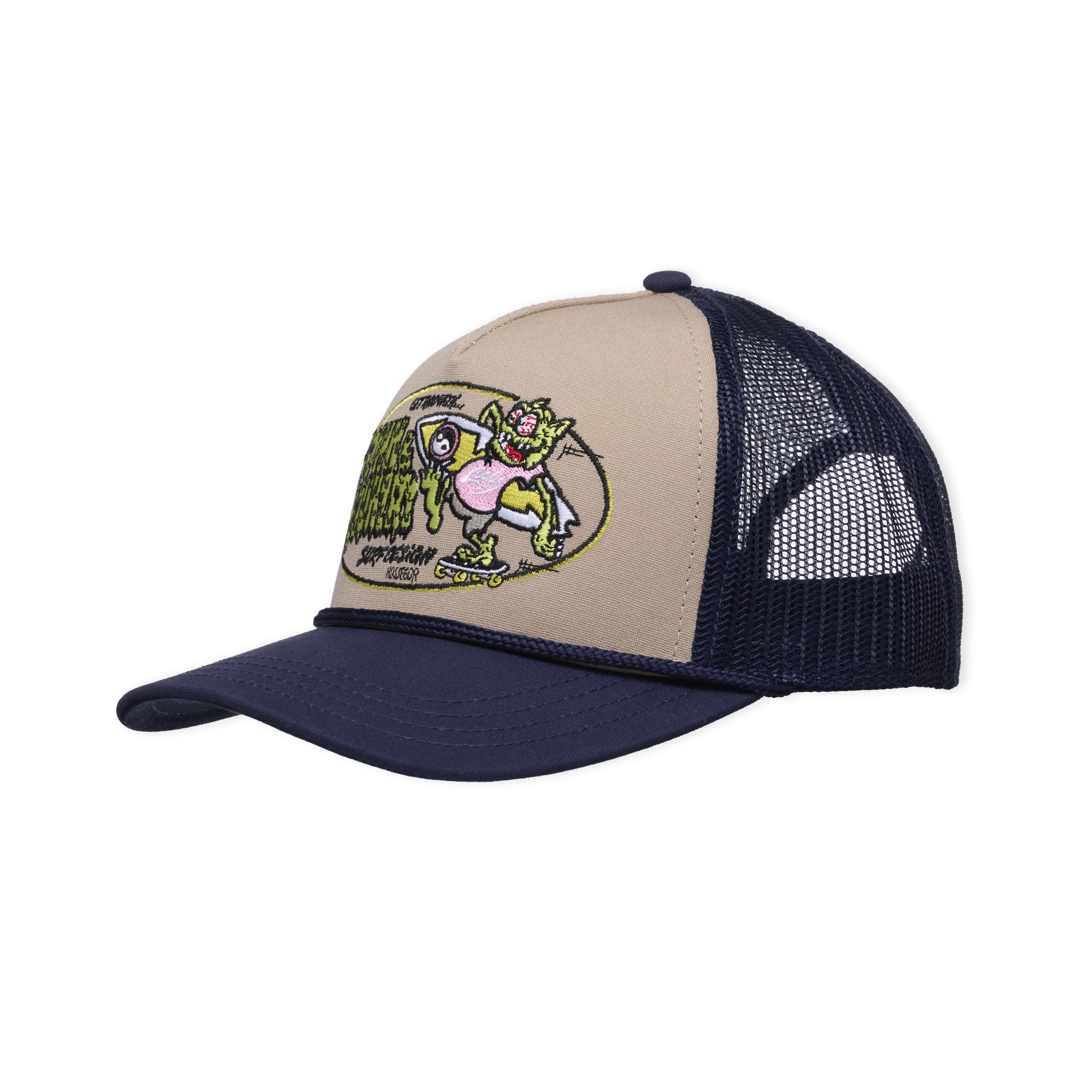 T&amp;C Surf Designs Funco Unstructured Trucker Cap-Navy