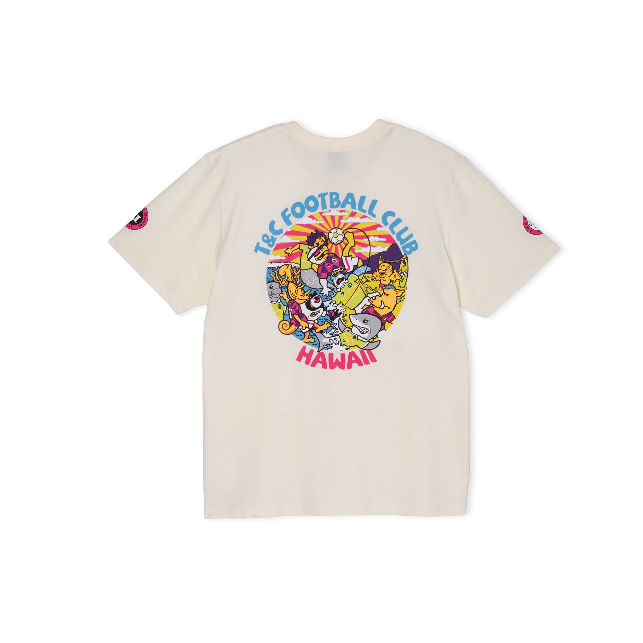 T&C Hawaii Football club - World Cup T-shirt manches courtes-Off White