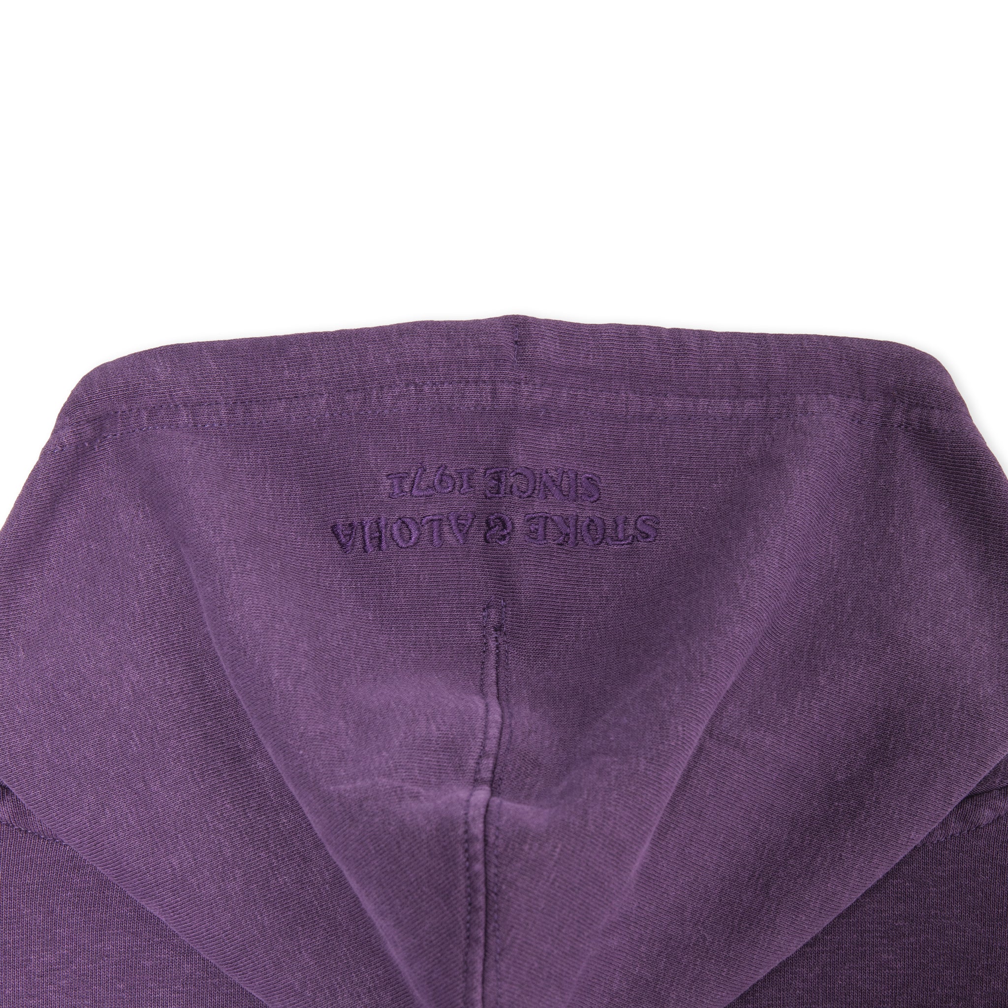 Sweatshirt com capuz para mulher T&C Surf Designs OG Plain - Roxo Escuro