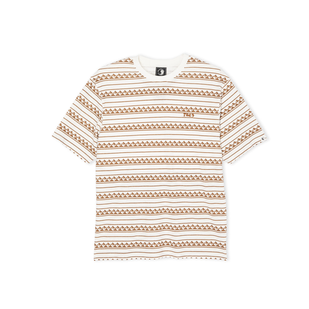T-shirt de manga curta com riscas KNY da T&C Surf Designs - Borracha