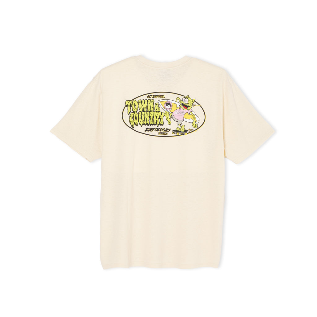 T&amp;C Surf Designs Get Rad S/S Tee-Greige