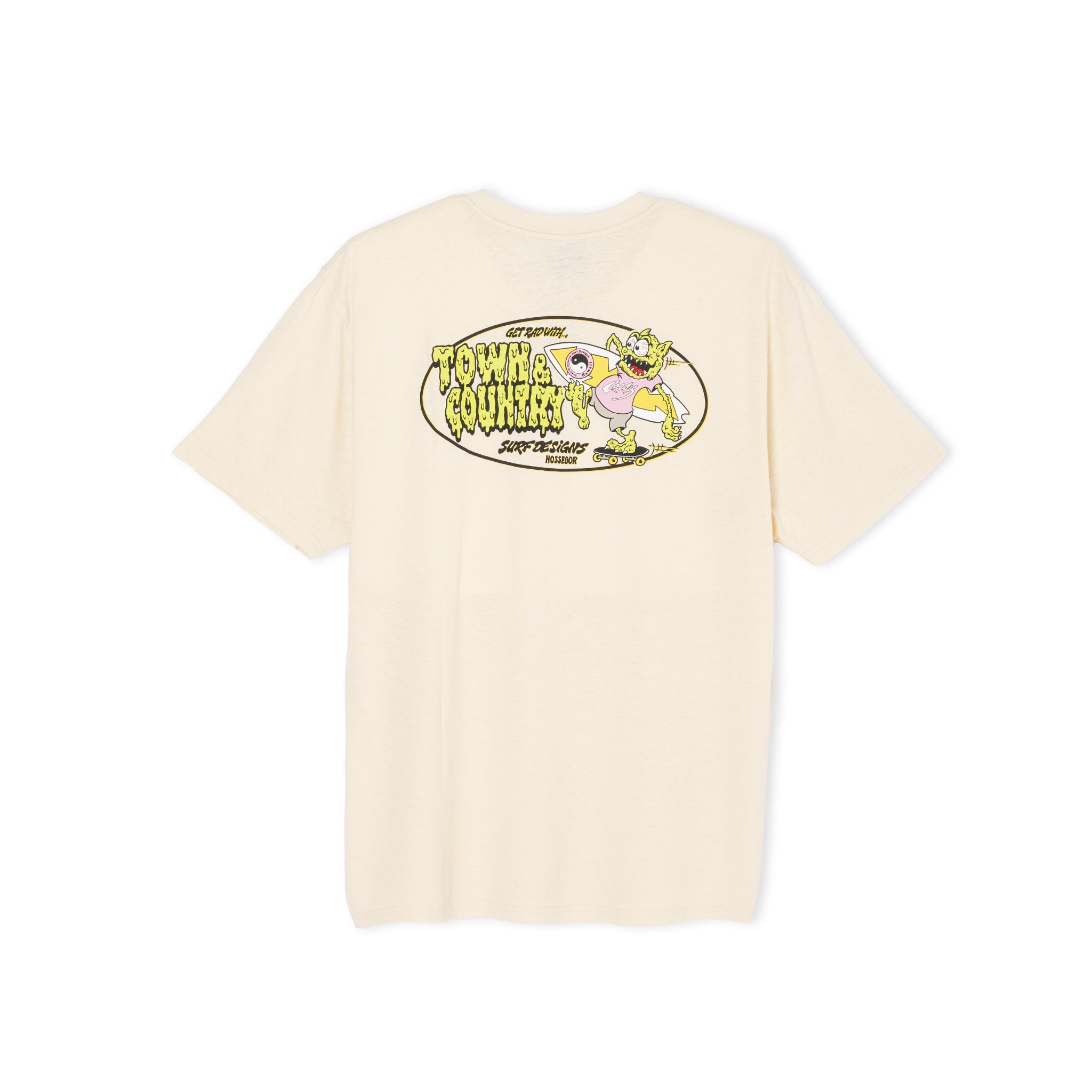 T&amp;C Surf Designs Get Rad S/S Tee-Greige