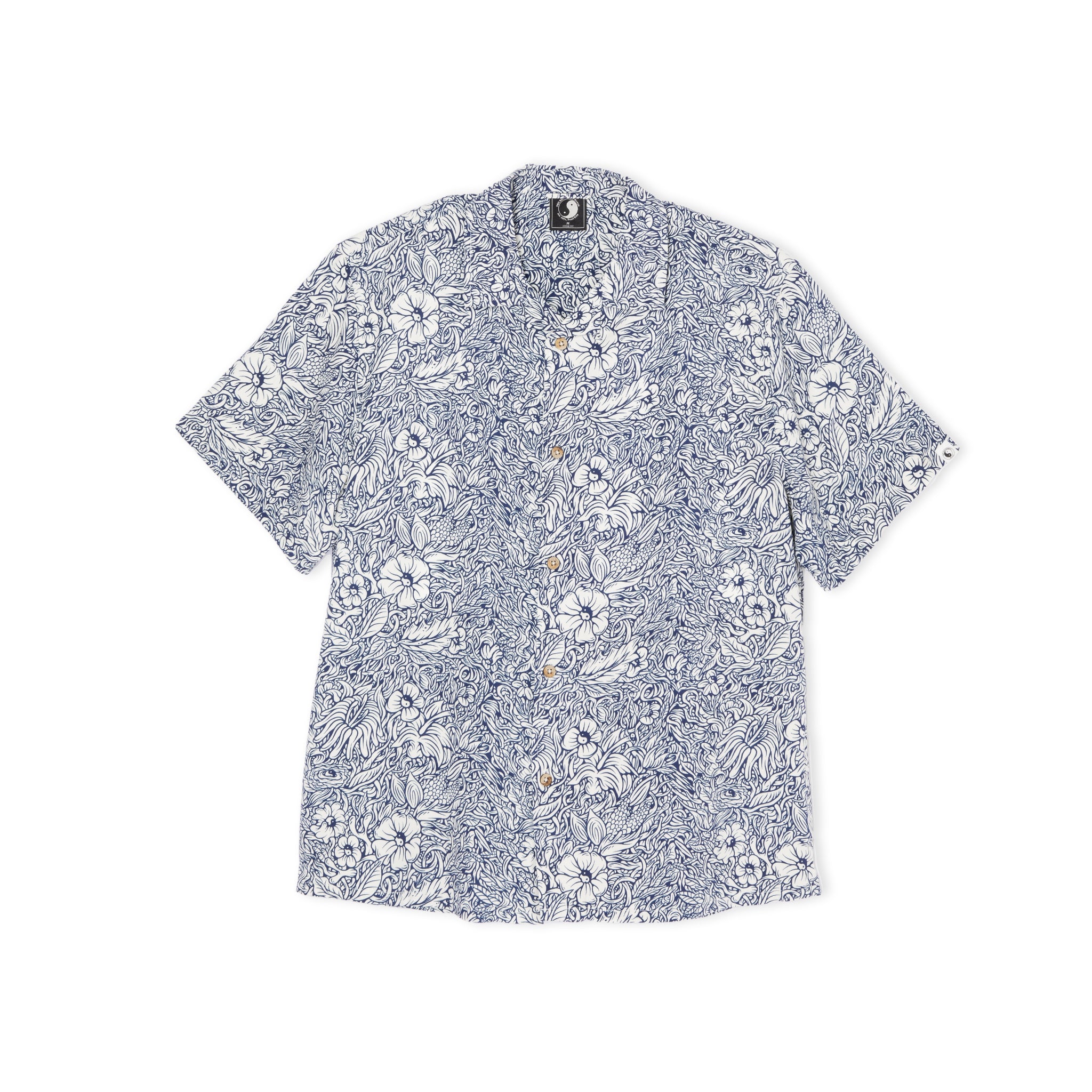 T&C Surf Designs Aloha S/S Shirt - Navy