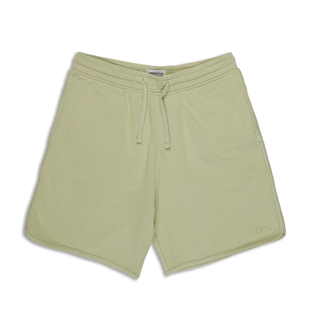 T&C Surf Designs Plain Sweat Short - Sage