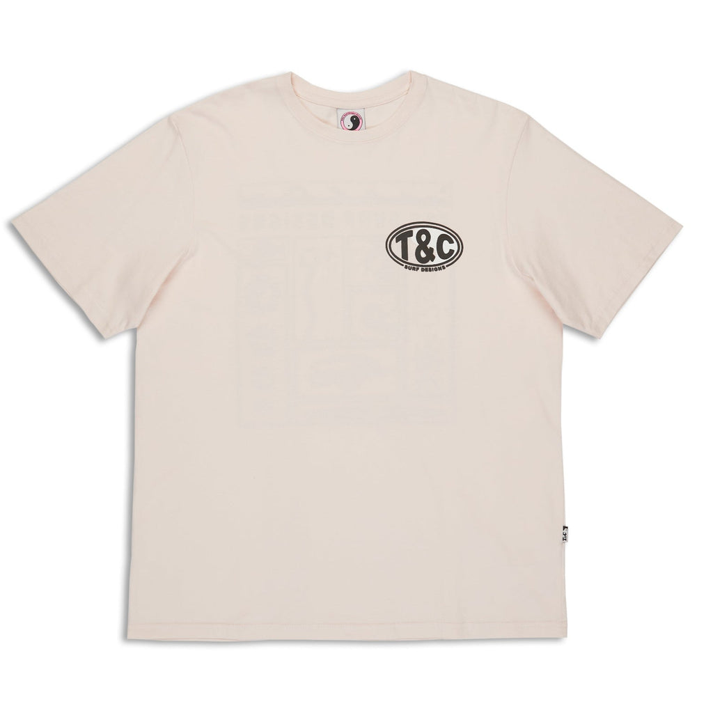 T&C Surf Designs Kenny Camp S/S T-Shirt - Used Pink
