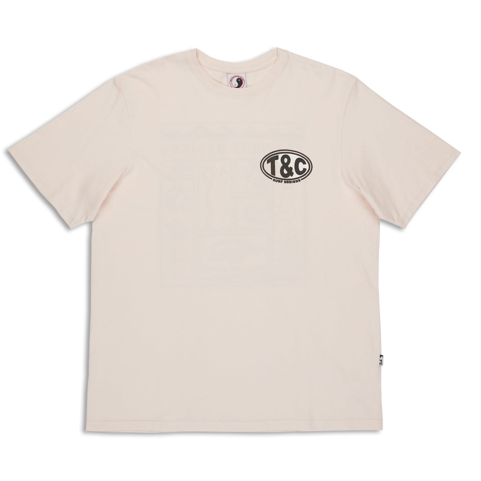 T&C Surf Designs Kenny Camp S/S T-Shirt - Used Pink