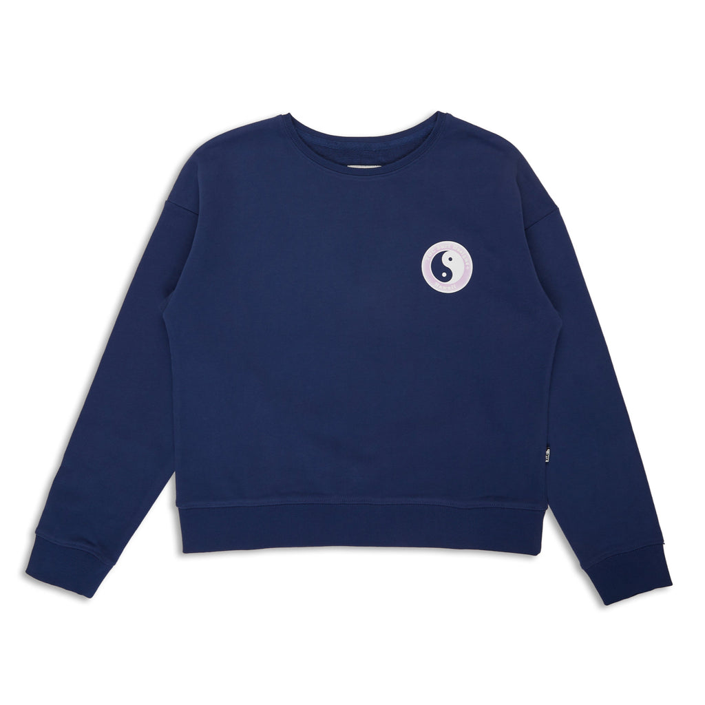 T&C Surf Designs Women YY Crew Sweat-Navy