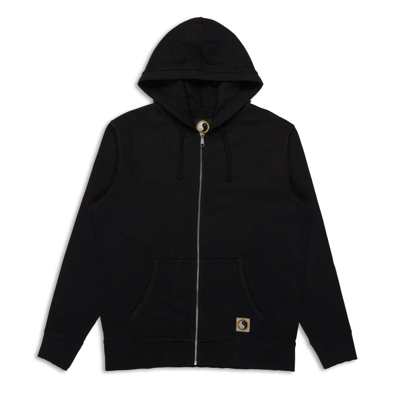 T&C Surf Designs Plain Full Zip Hooded - Black