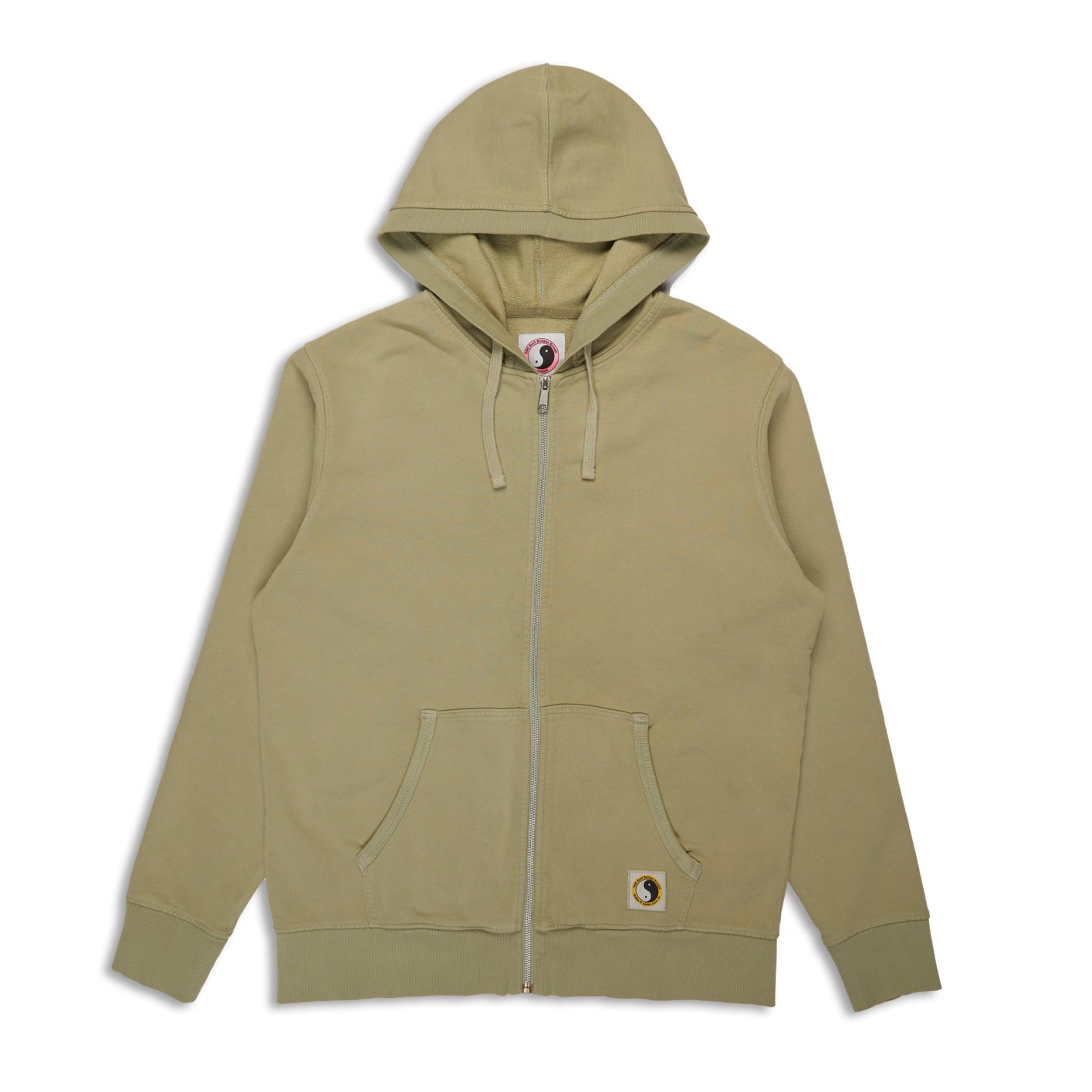 T&C Surf Designs Plain Full Zip Hooded - Sage