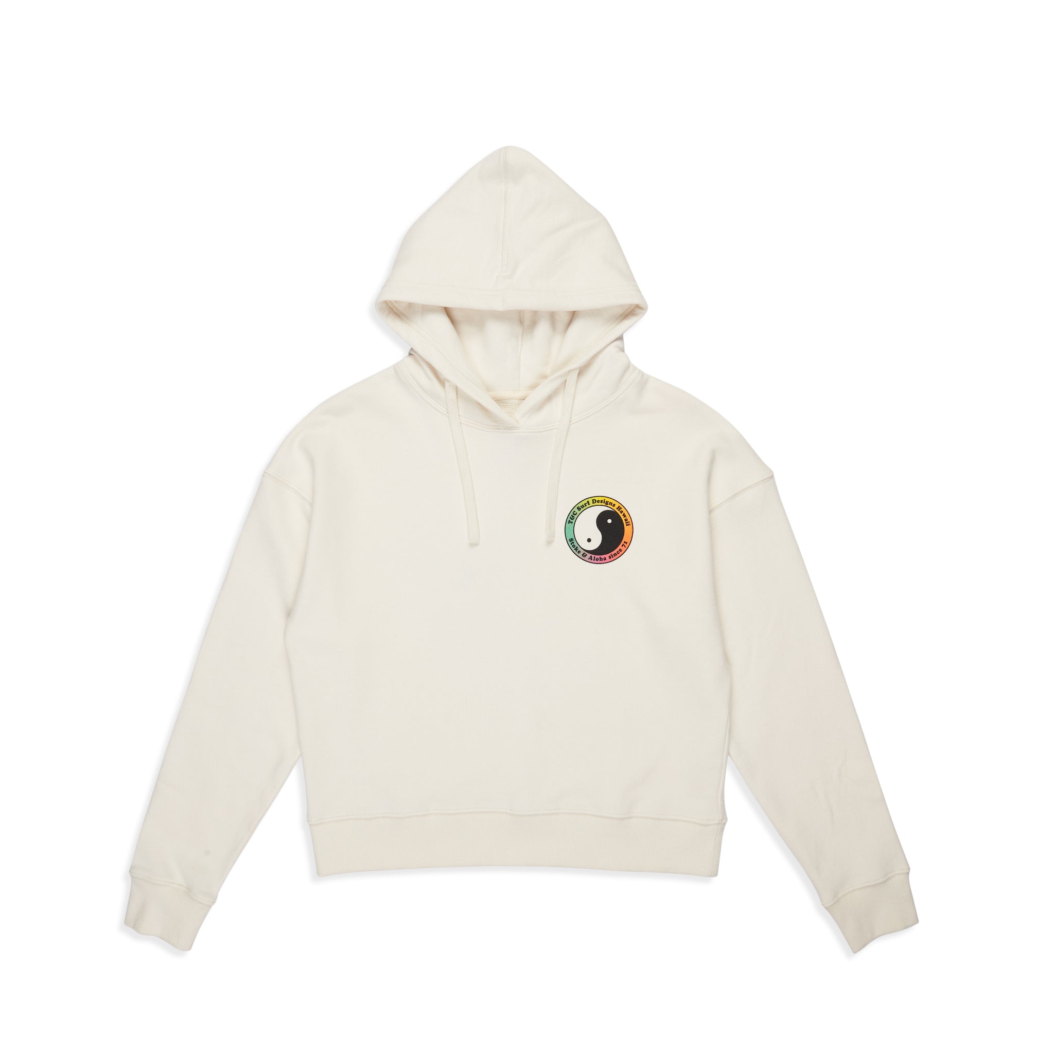 T&C Surf Designs Women YY 71 Hooded Sweatshirt - Off White