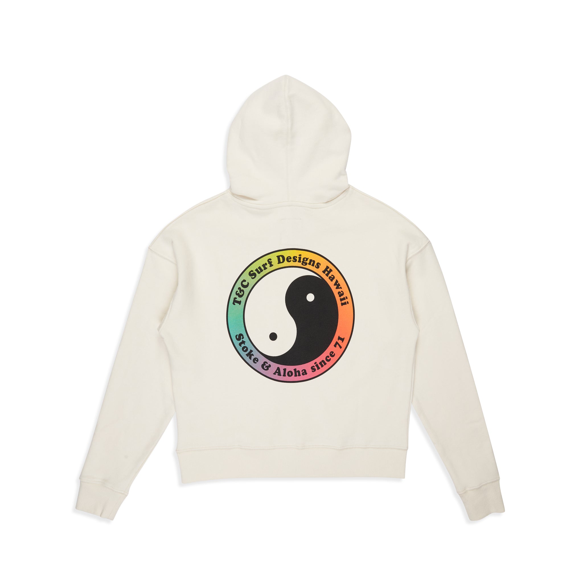 T&C Surf Designs Women YY 71 Hooded Sweatshirt - Off White