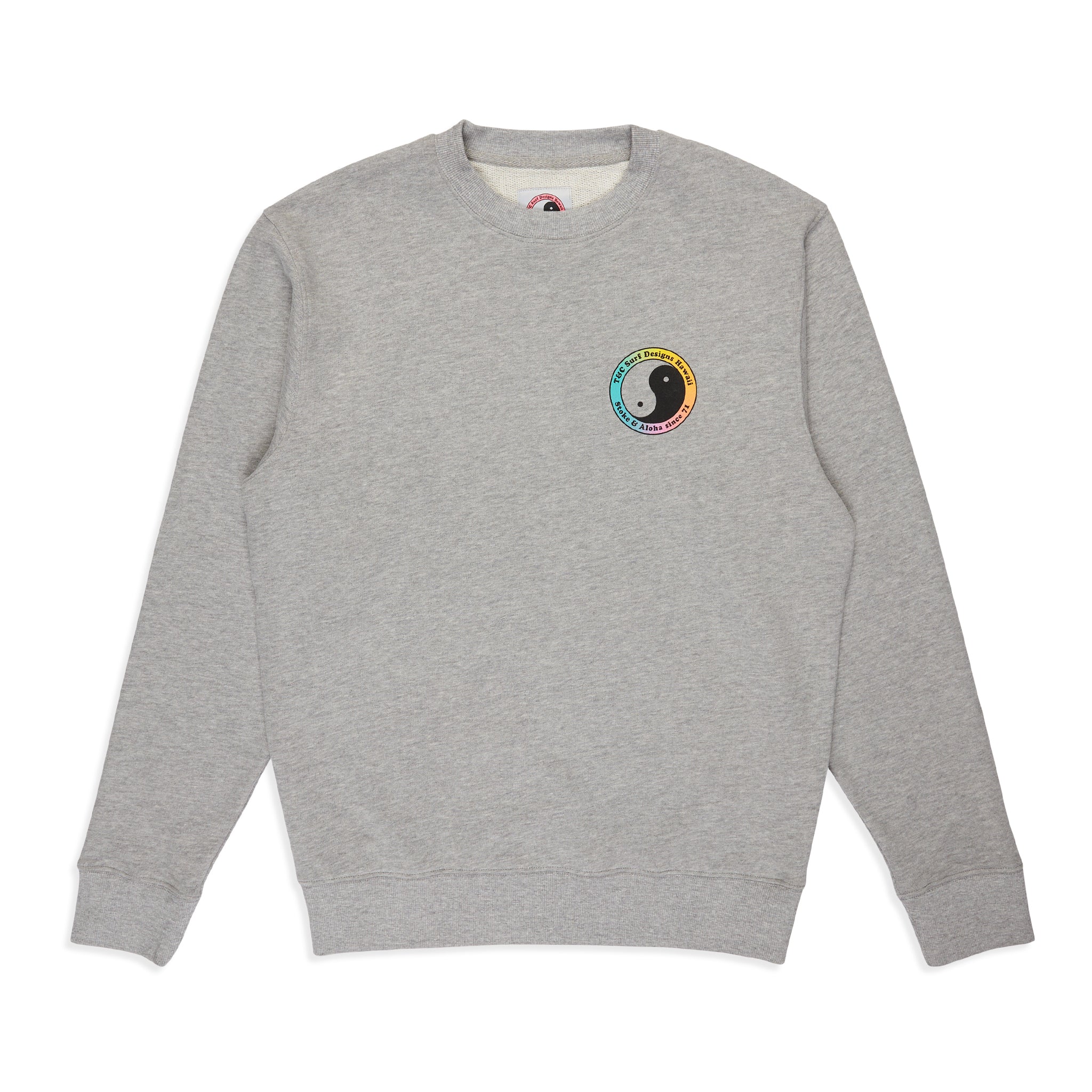 T&C Surf Designs YY 71 Crew Sweat- Heather Gray