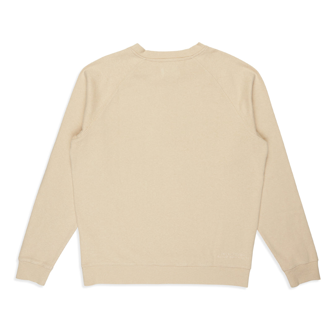 T&C Surf Designs Plain Crew Sweat - Natural