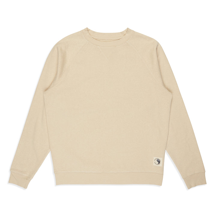 T&C Surf Designs Plain Crew Sweat - Natural