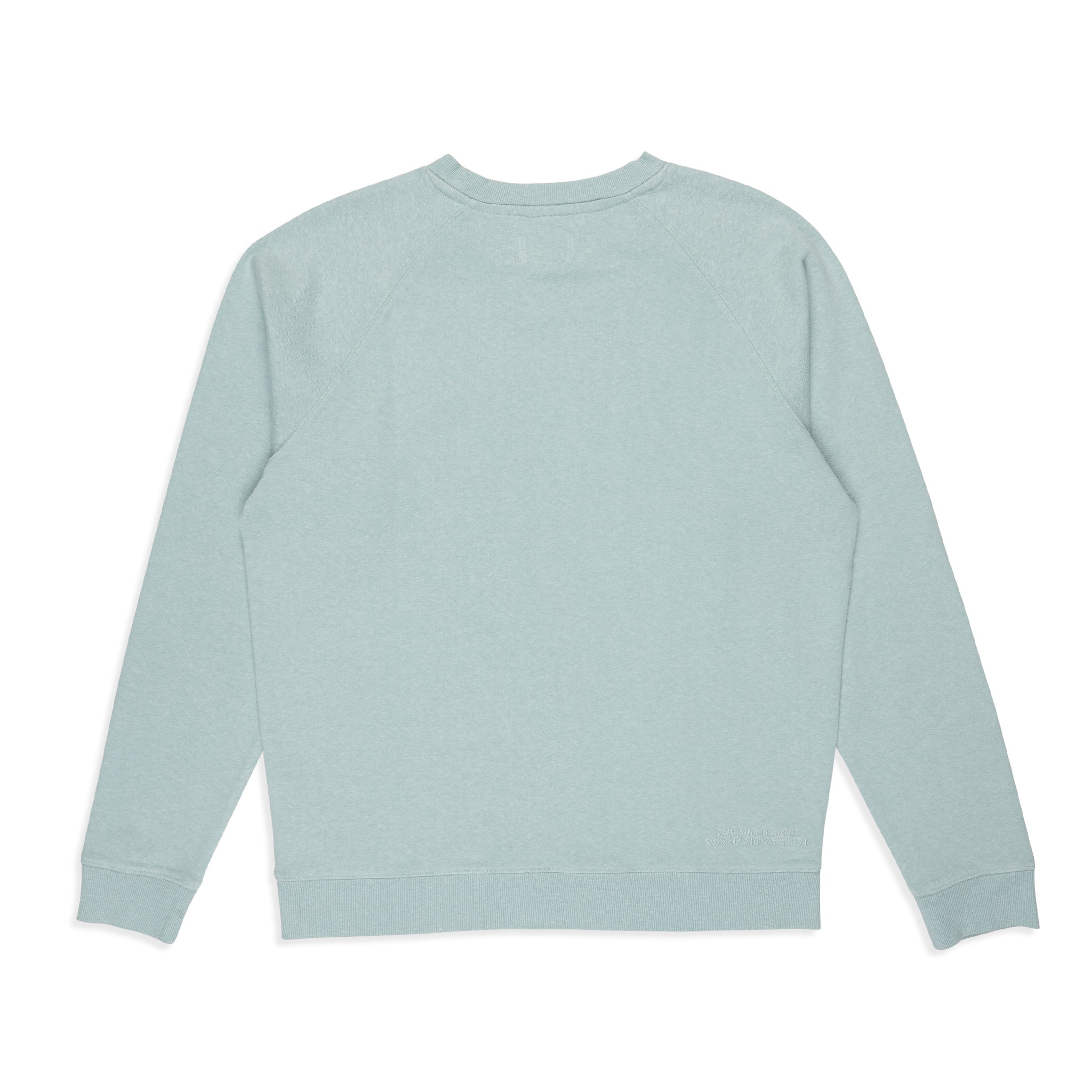 T&C Surf Designs Plain Crew Sweatshirt - Used Blue