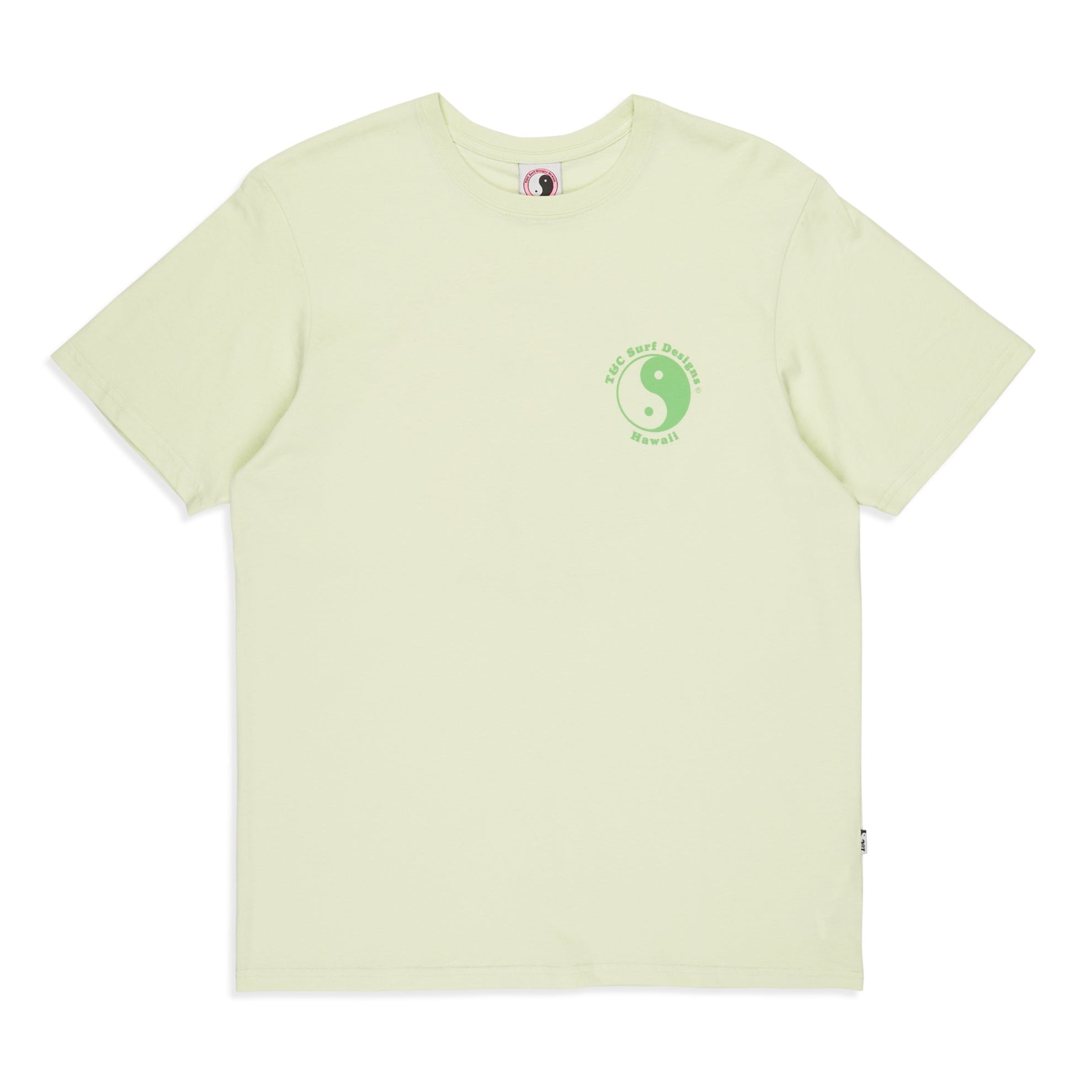 T&C Surf Designs Slims S/S tee - Lime Cream