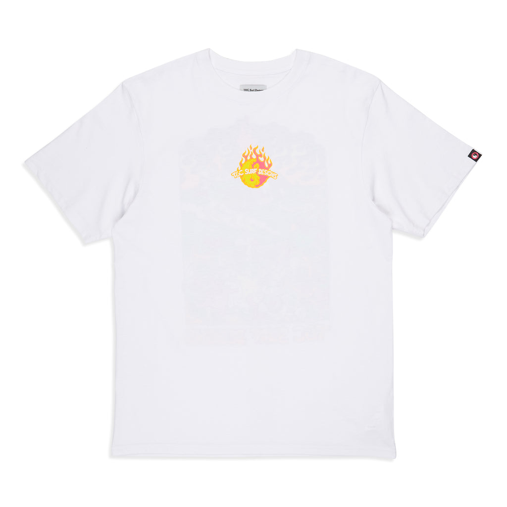 T&C Surf Designs Jon Earthly Delights S/S T-Shirt - White