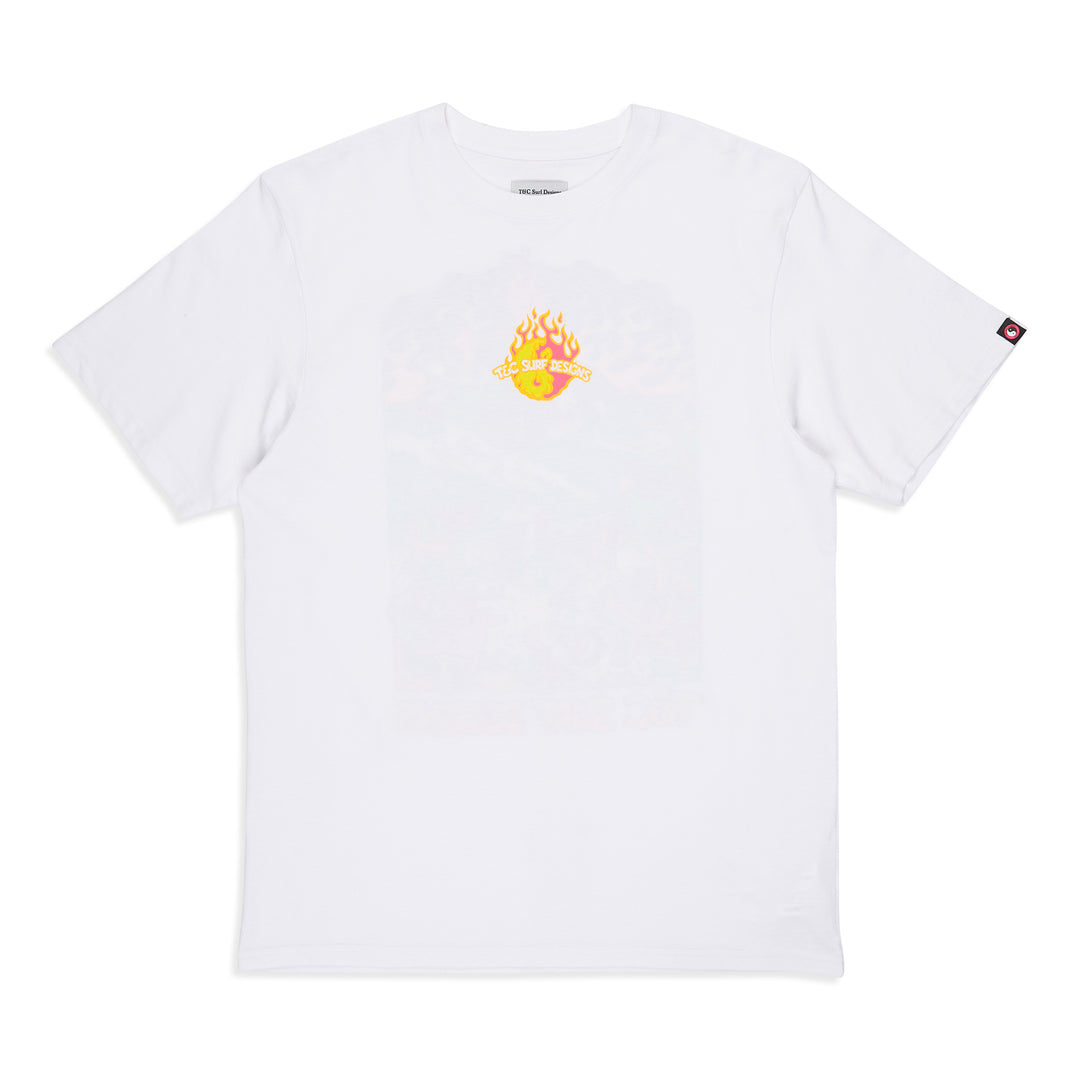 T&C Surf Designs Jon Earthly Delights S/S tee - White