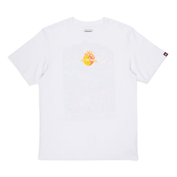 T&C Surf Designs Jon Earthly Delights S/S tee - White