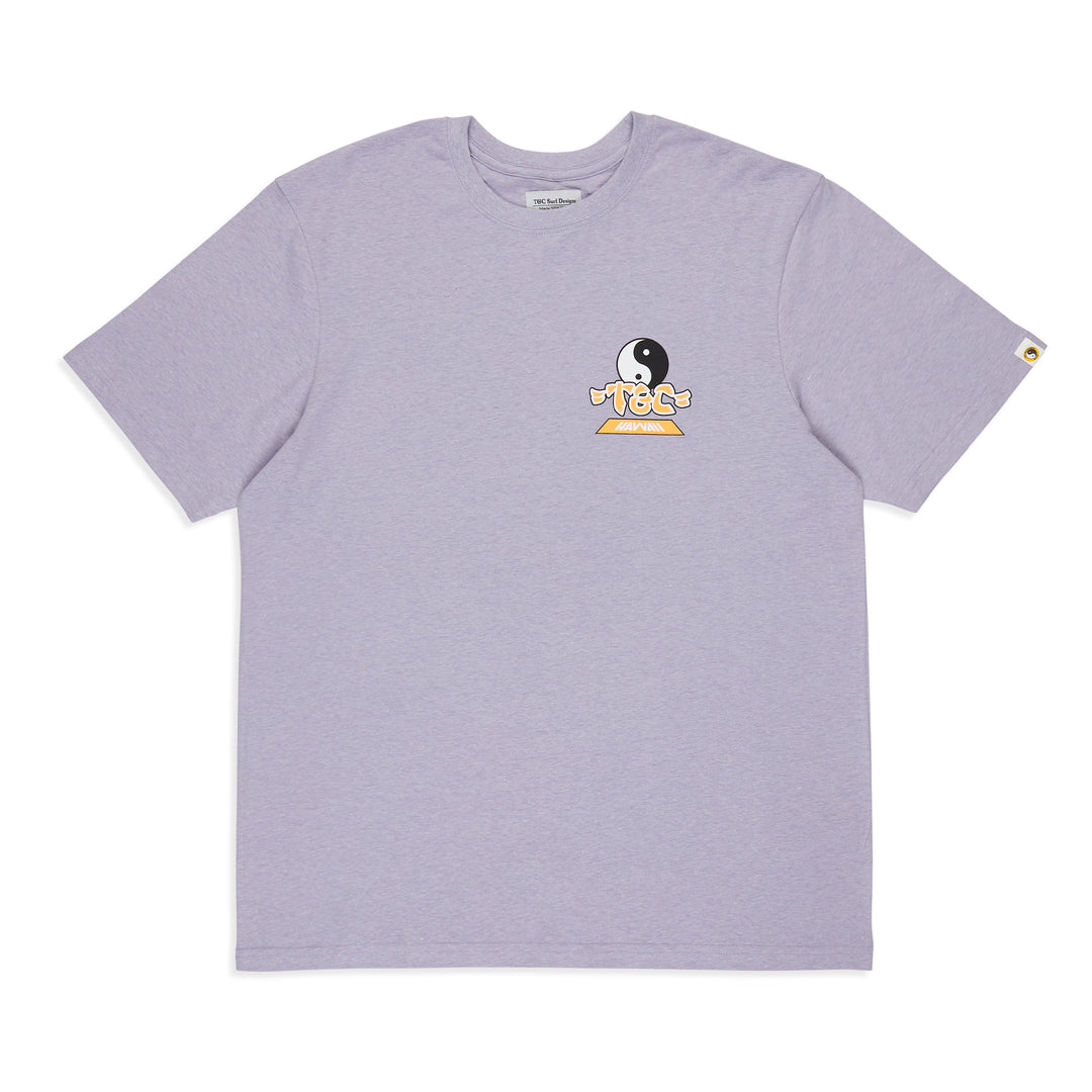 T&C Surf Designs Palms S/S tee - Washed Lavender