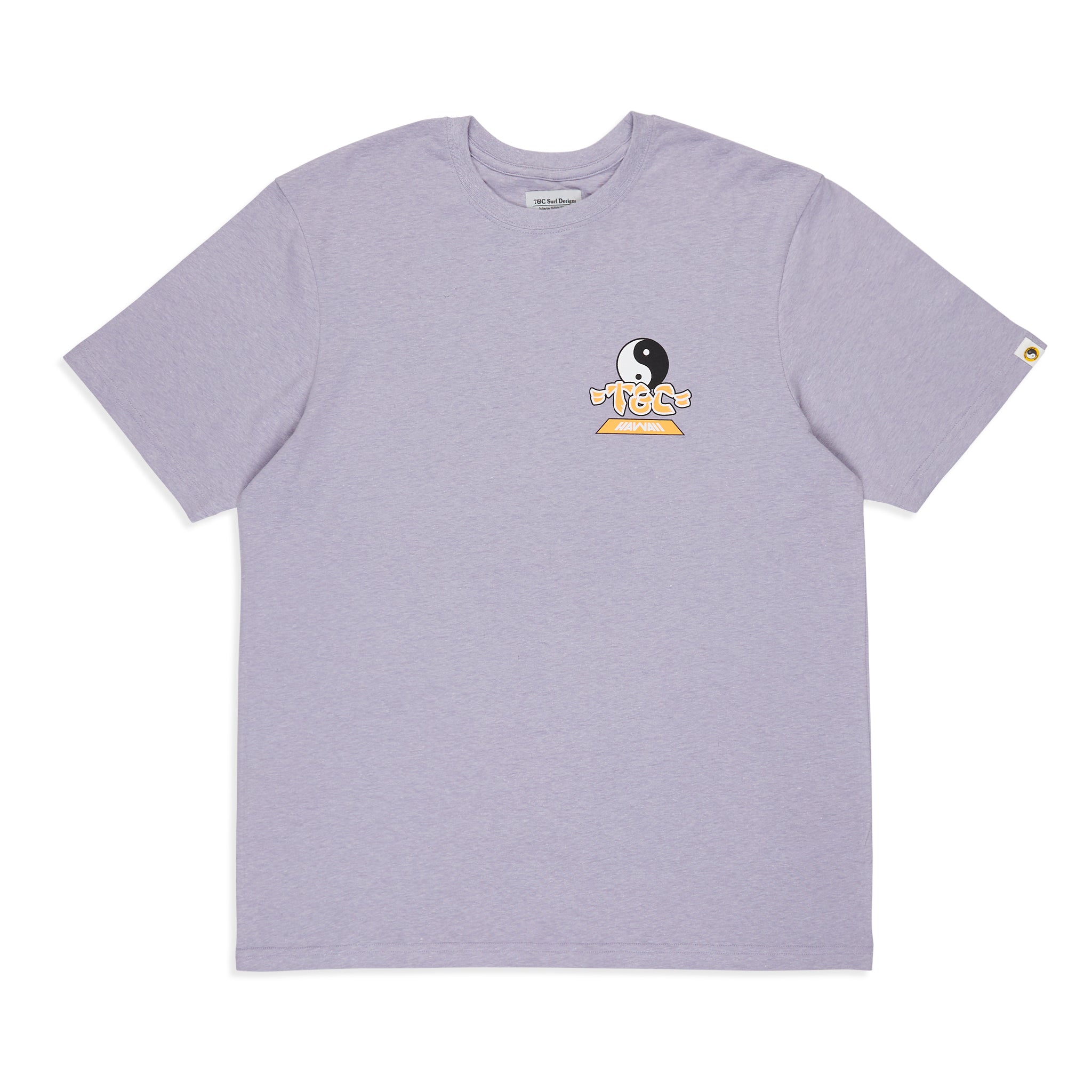 T&C Surf Designs Palms S/S T-Shirt - Washed Lavender