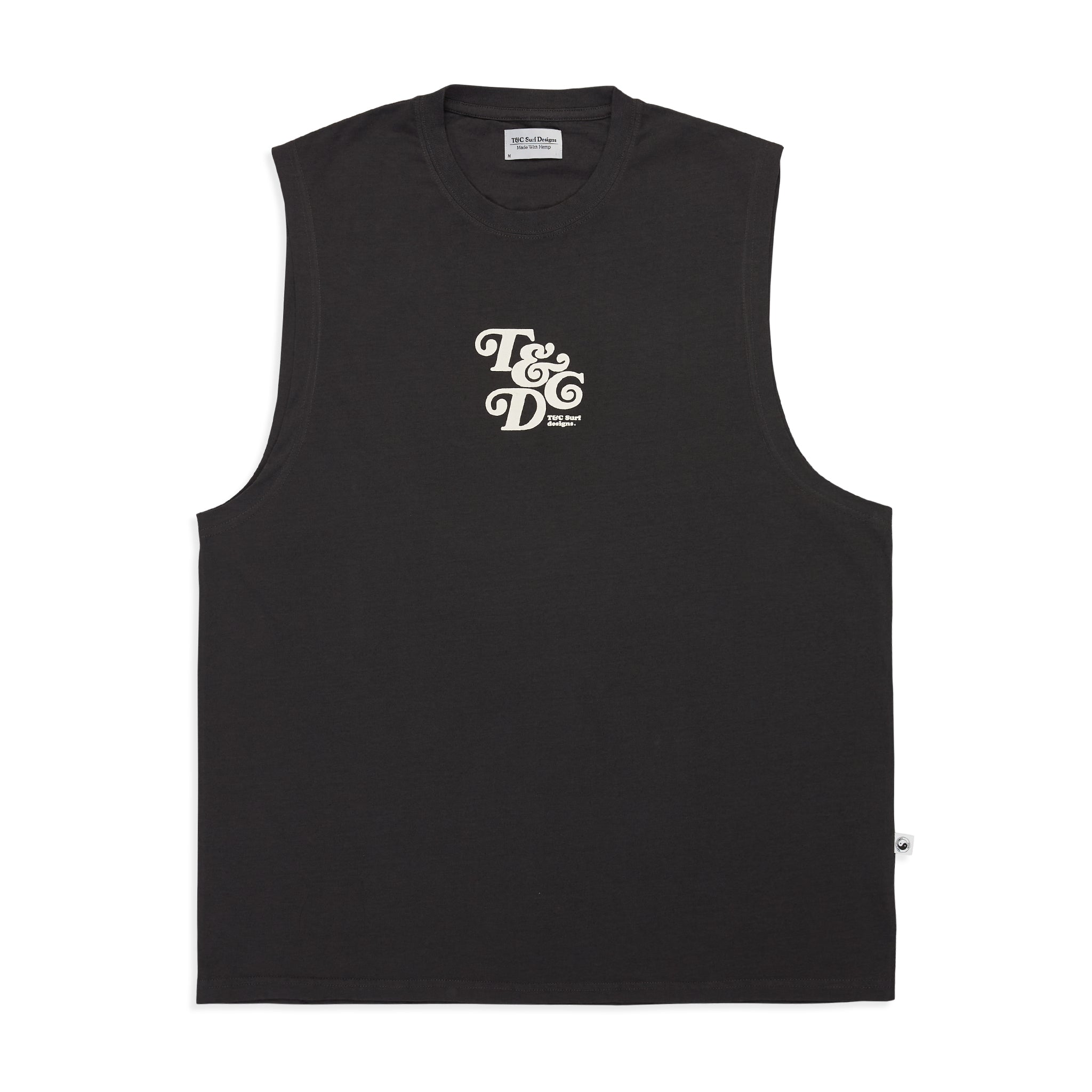 T&C Surf Designs OG Muscle S/S T-Shirt - Washed Black