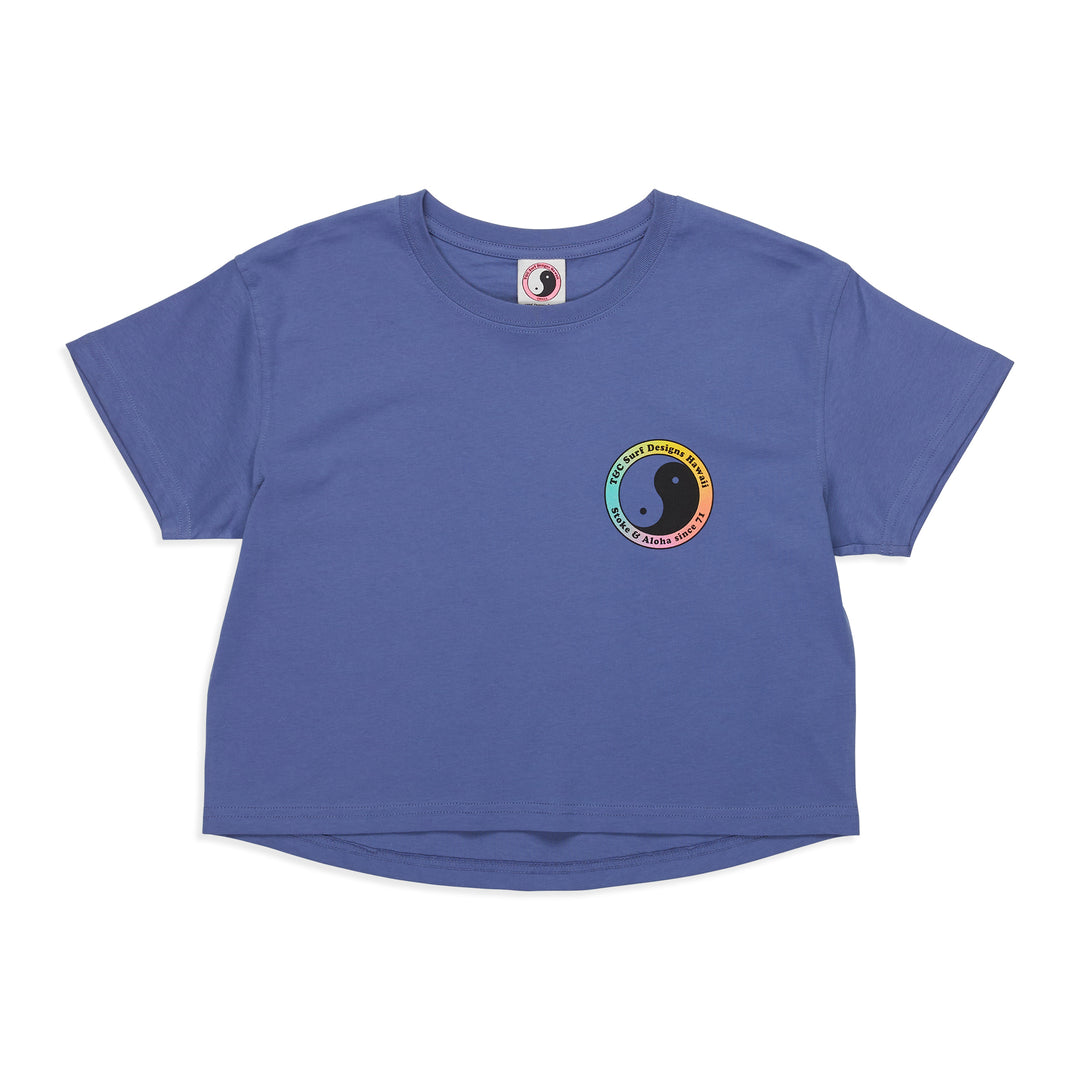 T&C Surf Designs Women YY 71 Logo S/S Tee - Dark Lavender