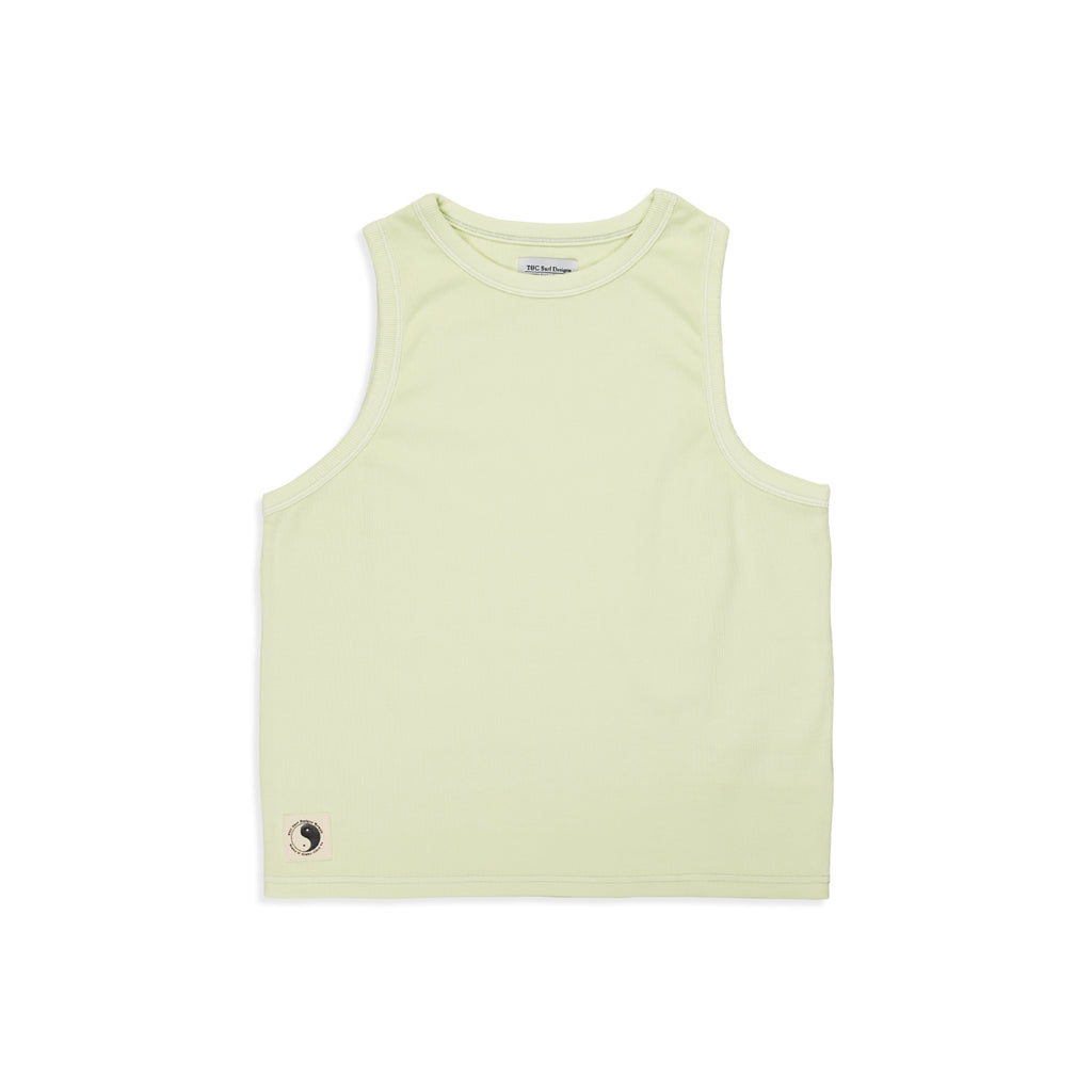 T&C Surf Designs Women Singlet T-Shirt - Lime Cream