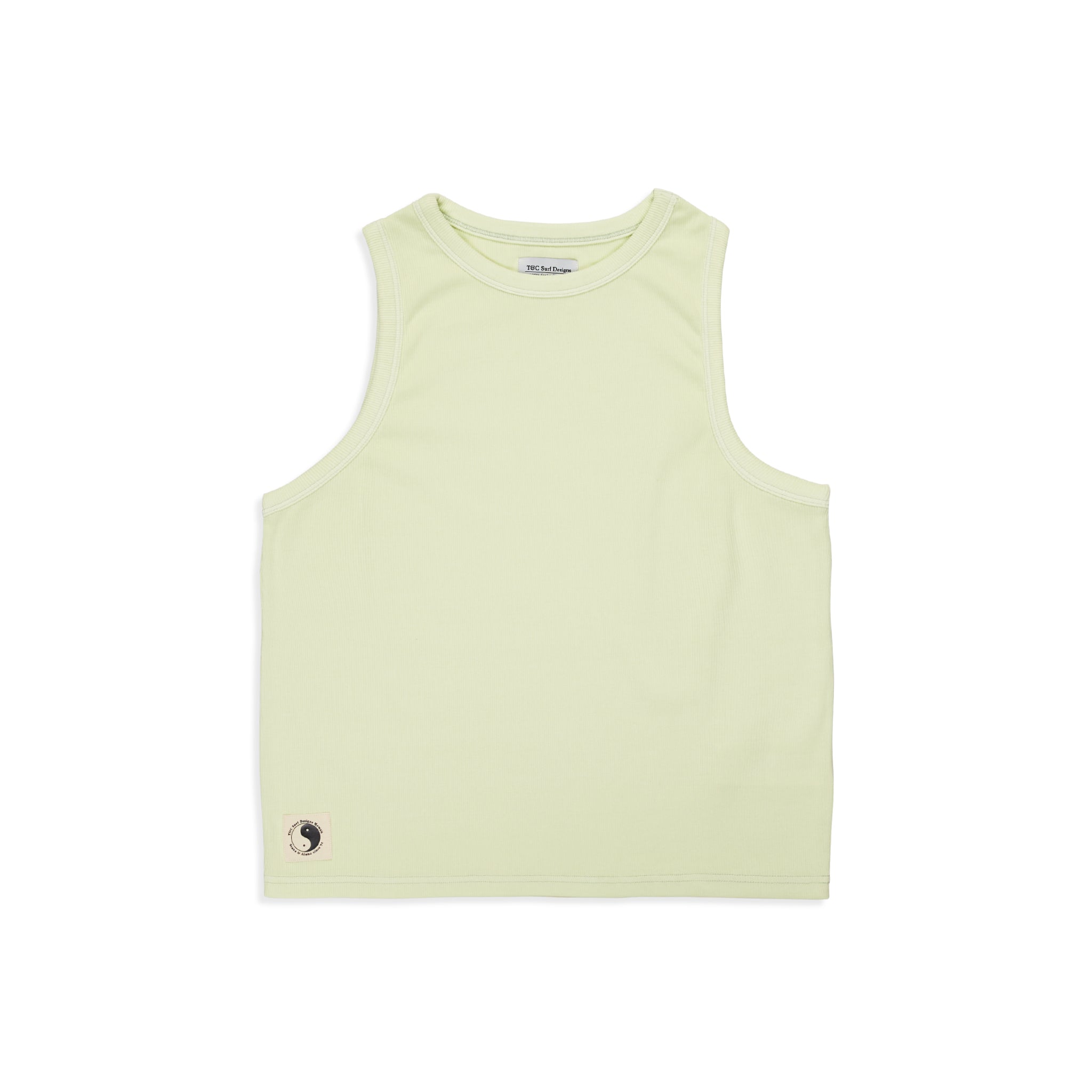 T&C Surf Designs Women Singlet T-Shirt - Lime Cream