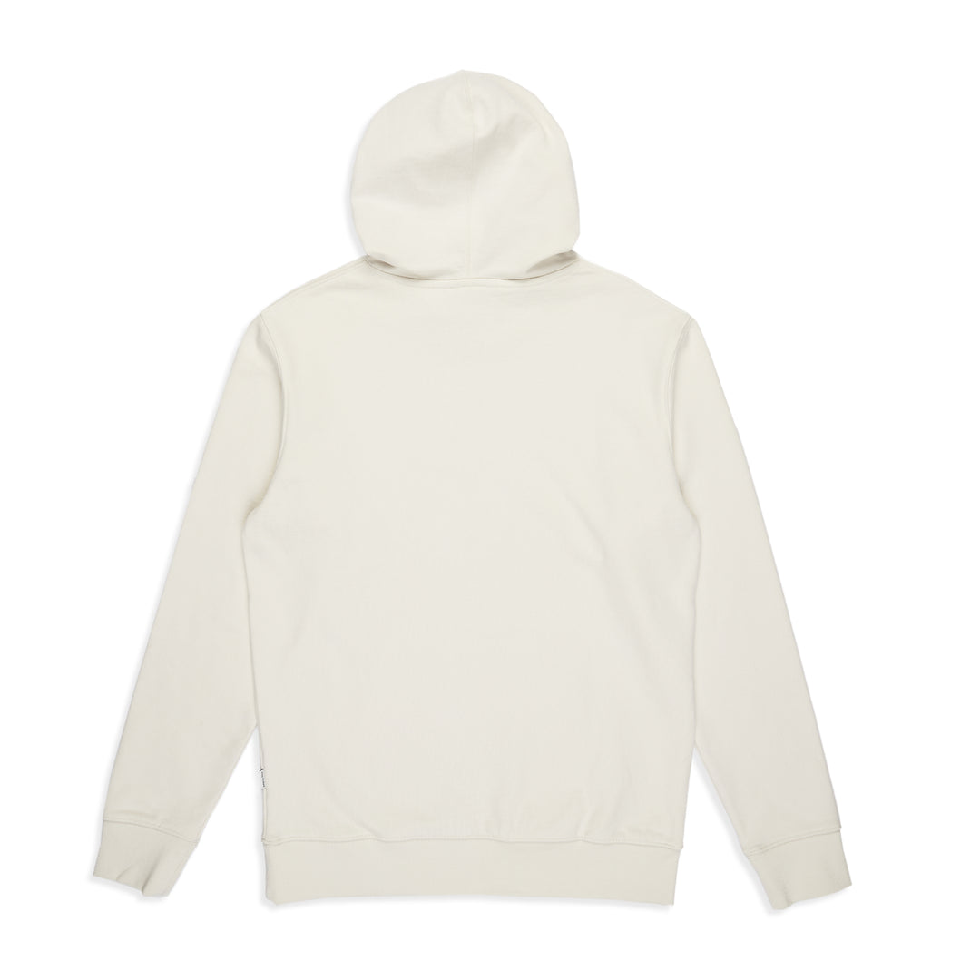 T&C Surf Designs Essential Hooded Fleece Off White Green Logo