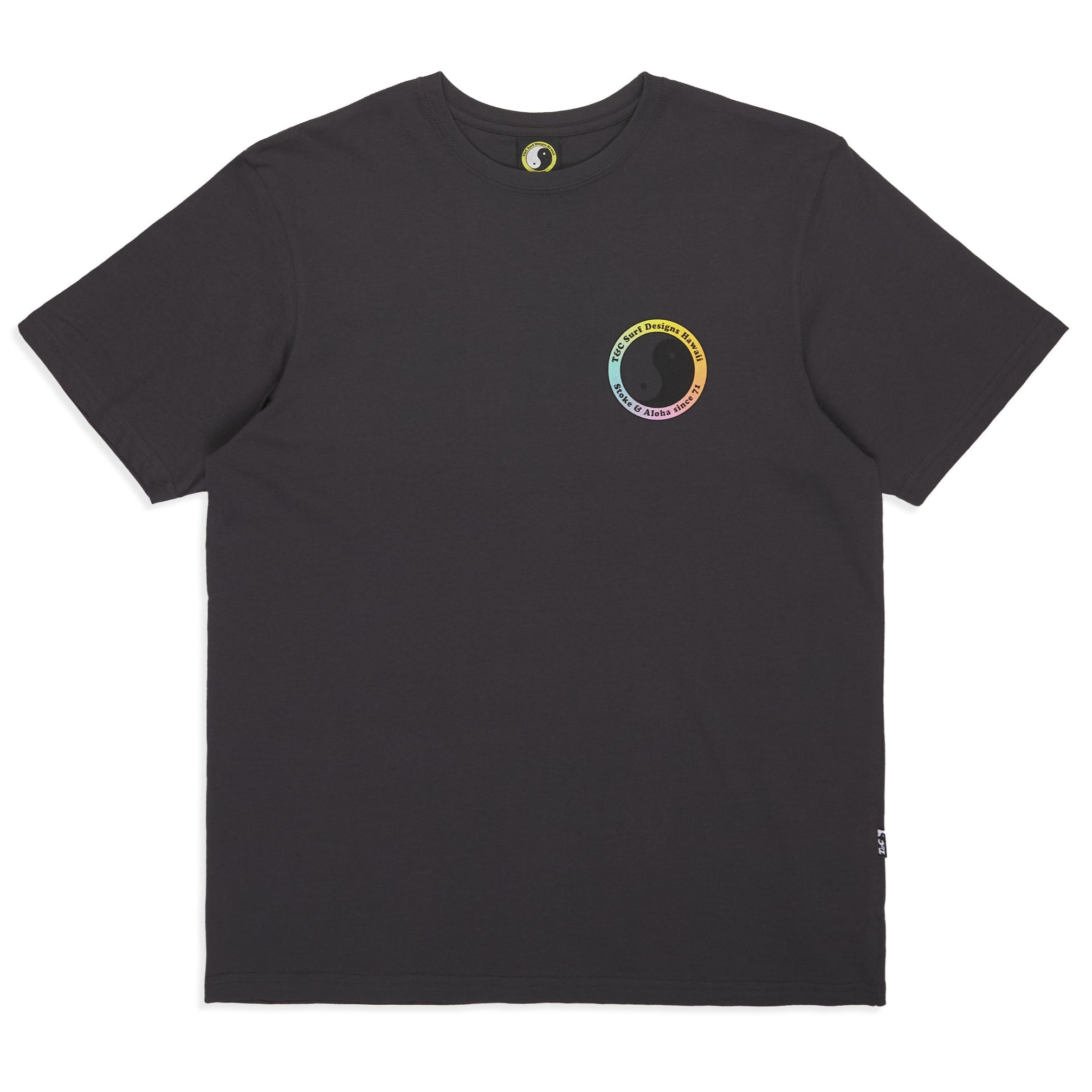 T&C Surf Designs YY 71 Logo S/S T-Shirt - Washed Black