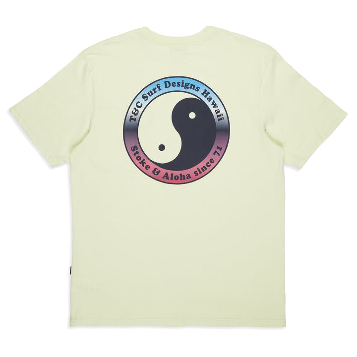 T&C Surf Designs YY 71 Logo S/S Tee - Lime Cream