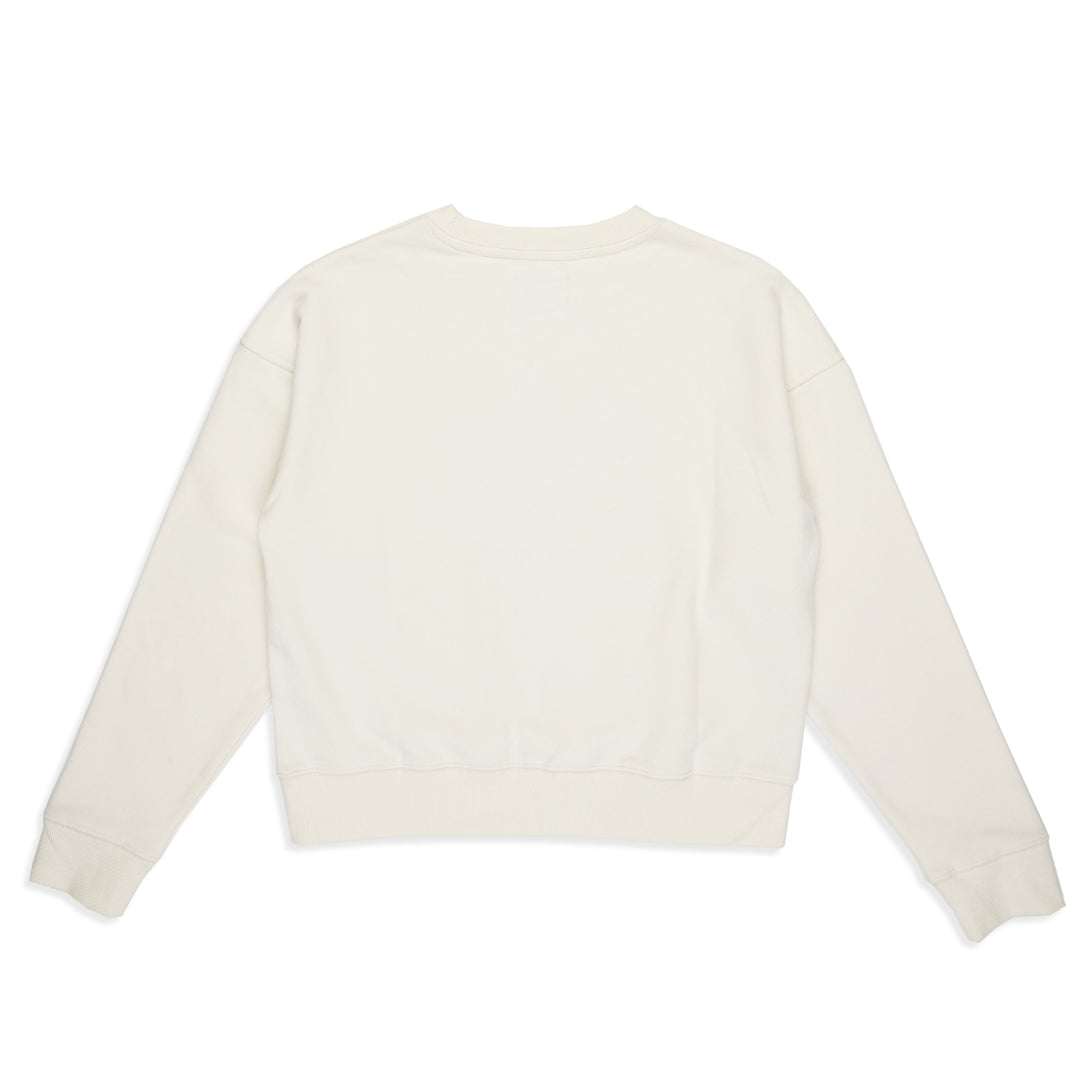 T&amp;C Surf Designs Women Checky Crew Sweat - Off White