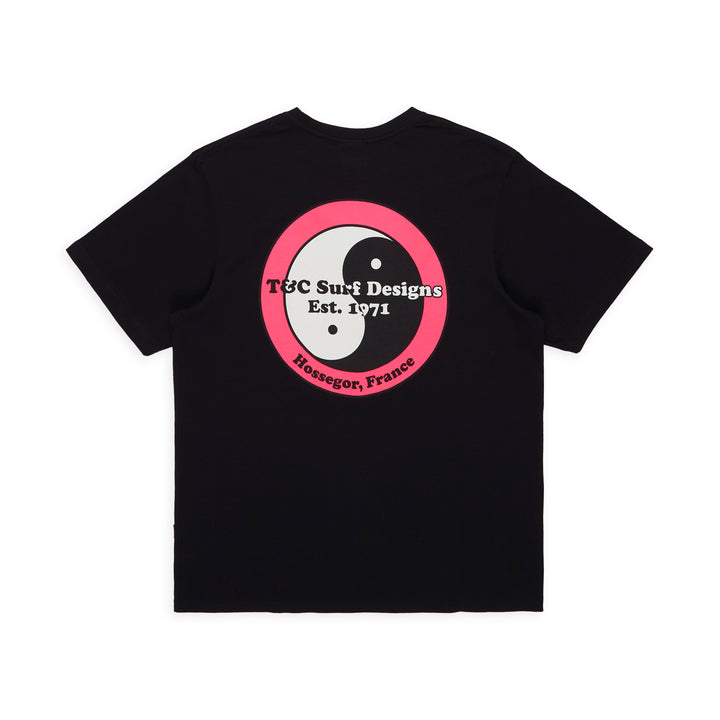 T&C Surf Designs Pearl Destination Hossegor S/S Tee - Black Pink