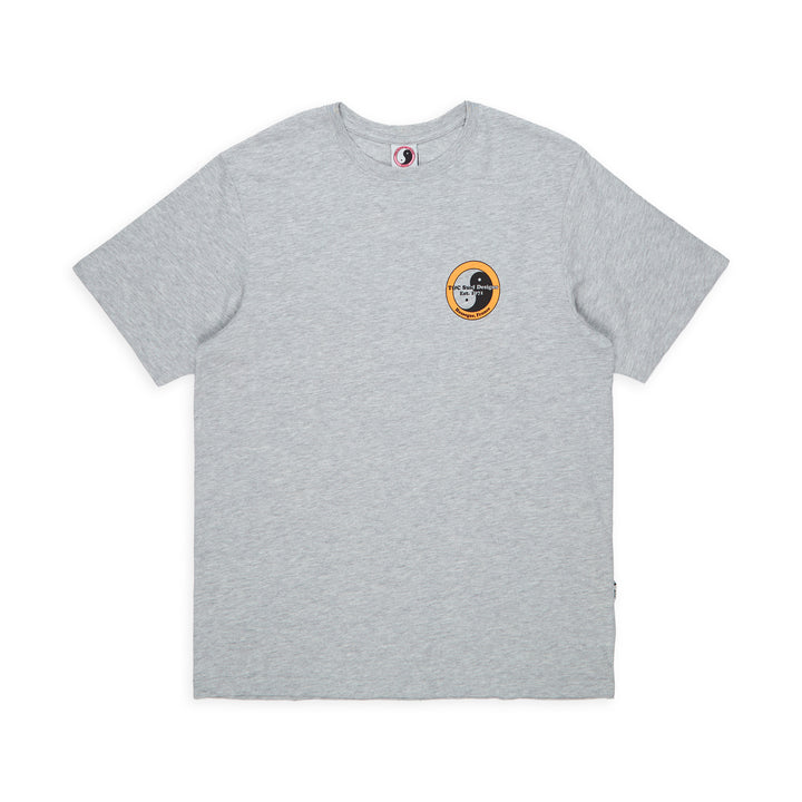 T&amp;C Surf Designs Pearl Destination Hossegor S/S Tee - Gray Heather Orange