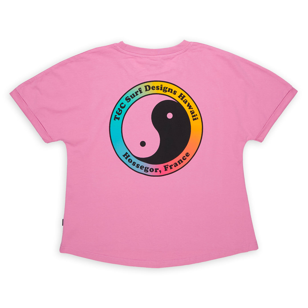 T&amp;C Surf Designs Pearl Destination Hossegor S/S Tee Women - Rose Multico