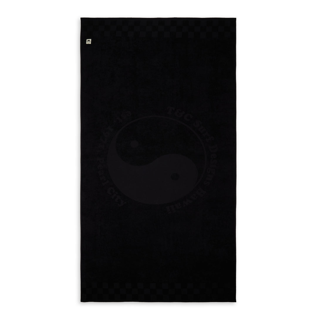 T&C Surf Designs OG Jaccard Towel- Black