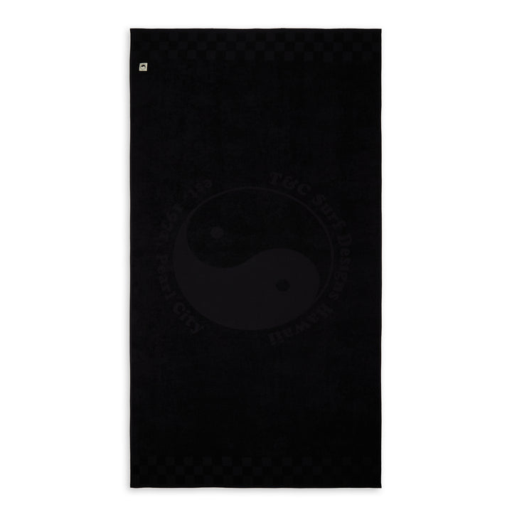 T&amp;C Surf Designs OG Jaccard Towel- Black