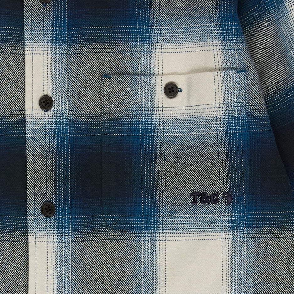 T&amp;C Surf Designs Town Heavy flannel Over Shirt - Navy