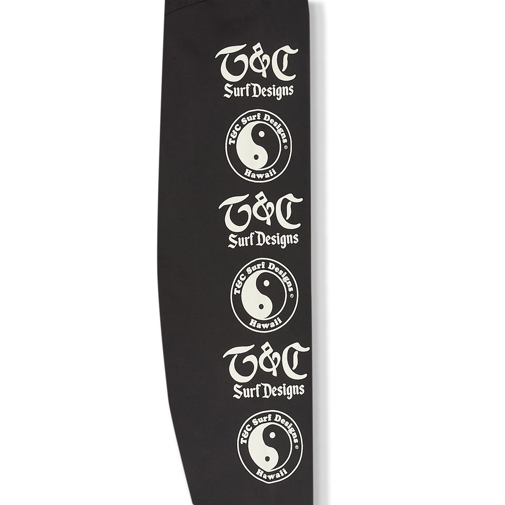 T&C Surf Designs Koï Lightning  L/S Tee-Fatigue Black