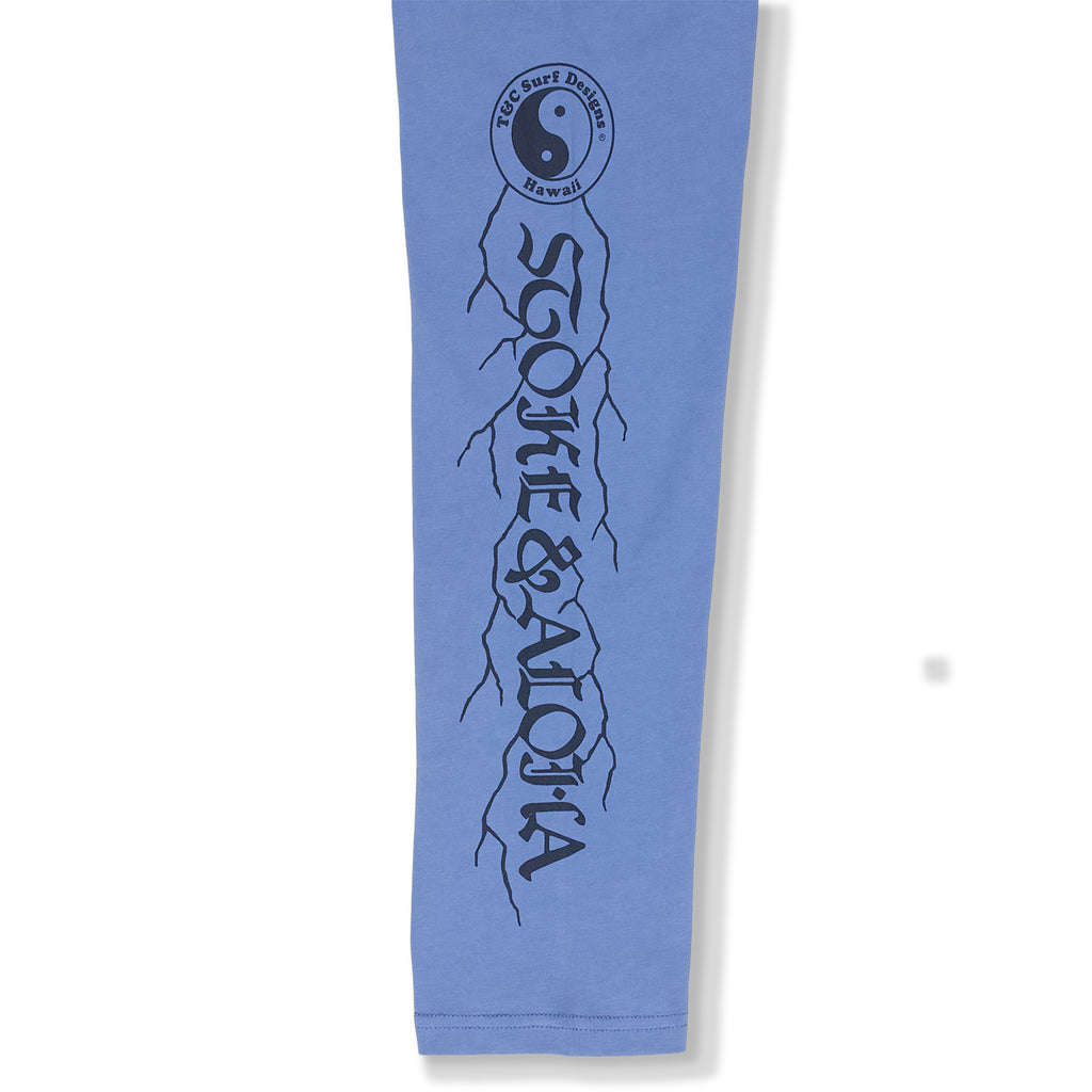 T&C Surf Designs Koï Lightning  L/S Tee-Blueberry