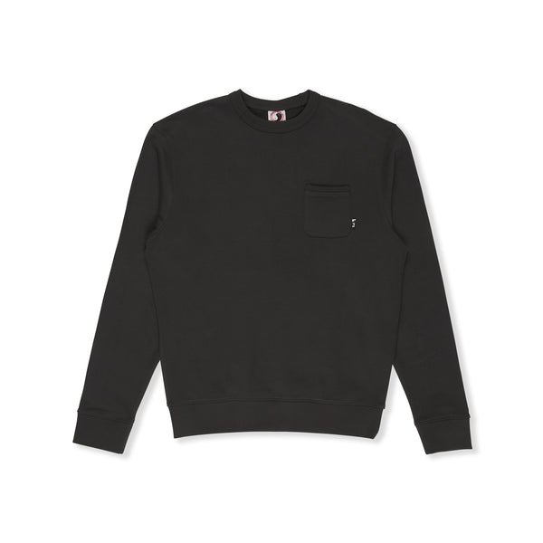 T&amp;C Surf Designs YY 71 Pocket Crew Sweat-Wash Black