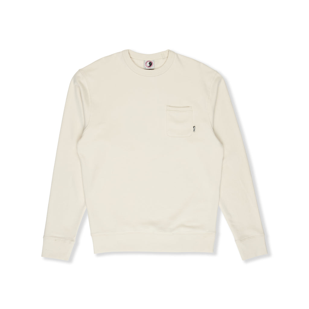 T&C Surf Designs YY 71 Pocket Crew Sweat-Vintage White