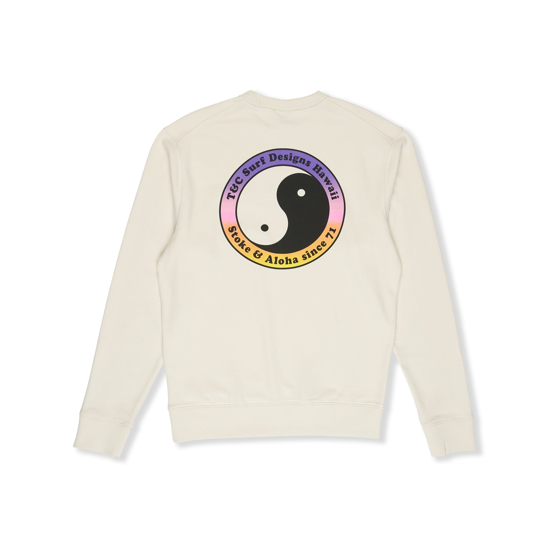 T&C Surf Designs YY 71 Pocket Crew Sweat-Vintage White