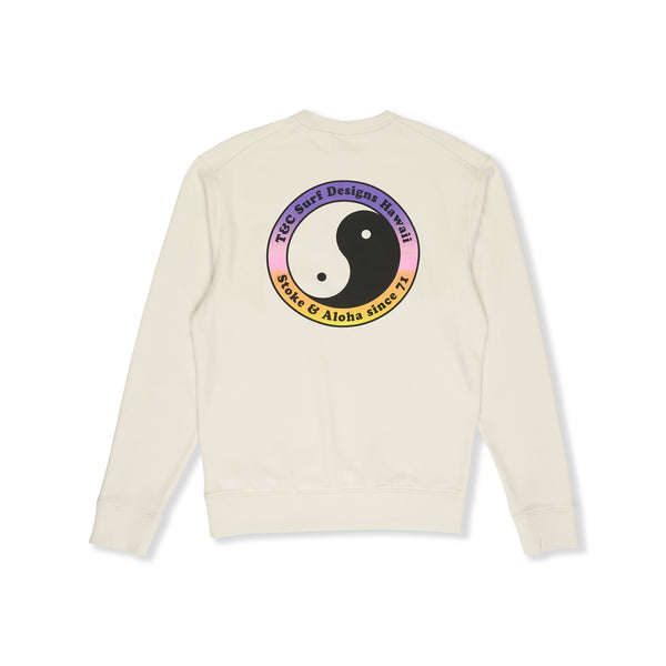 T&amp;C Surf Designs YY 71 Pocket Crew Sweat-Vintage White