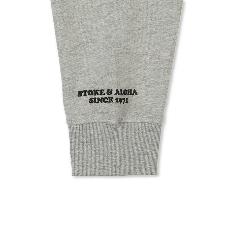 T&amp;C Surf Designs Aloha State Crew Sweat-Heather Gray